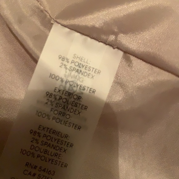 Calvin Klein Stretch Twill Peak Lapel Collar Open-front Jacket in Khaki - Picture 13 of 15